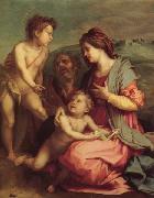 Andrea del Sarto Holy Family with john the Baptist oil painting